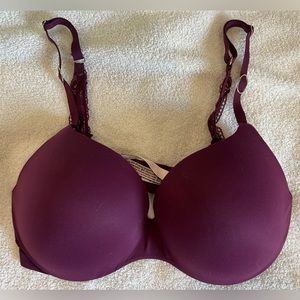 Victoria’s Secret Purple Bra, Adjustable Lace Back
